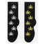 Cannabis Weed Pot Men's White / Yellow Socks