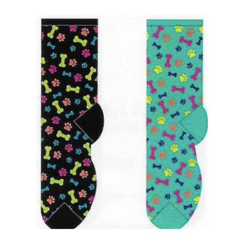 Bones & Paw Print Socks Main Image