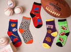 S'mores & Camp Fire Kids Crew Socks