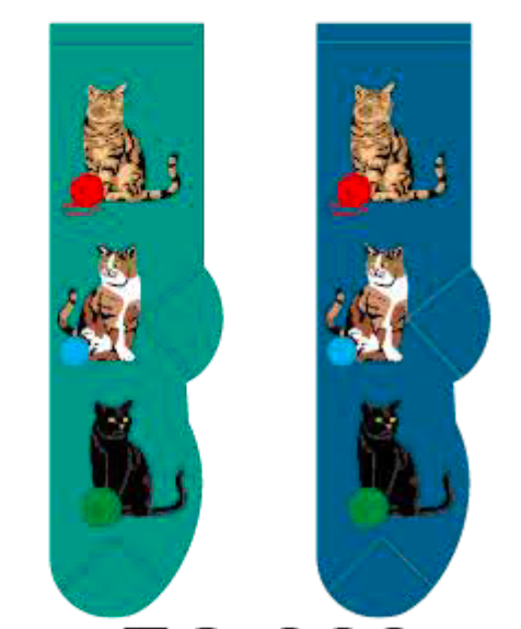 Cat Trio Socks Hover Image