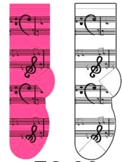 Musical Notes Women's 1 Hover Image