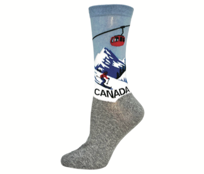 Skiing Women's Socks Hover Image