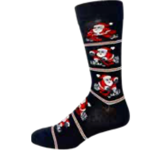 Santa Hockey Men's Dress Hover Image