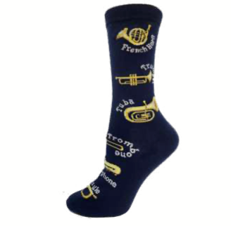 Brass Instrument- Women's by Crazy Toes Hover Image