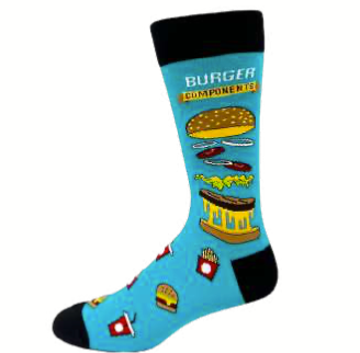 Burger- Men's by Crazy Toes Hover Image