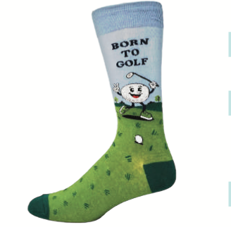 Born to Golf- Men's by Crazy Toes Hover Image
