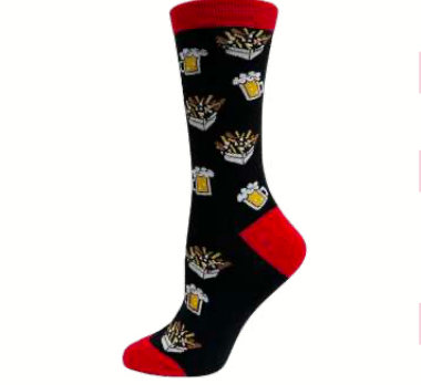 Poutine & Beer Women's by Crazy Toes Hover Image