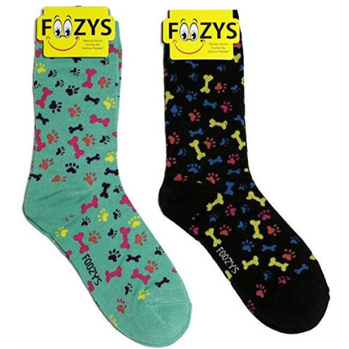 Bones & Paw Print Socks Hover Image
