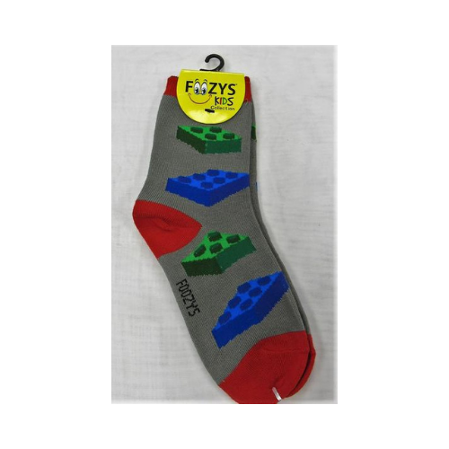 Building Blocks Kids Socks Hover Image