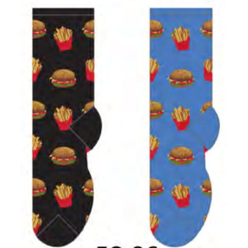 Burgers & Fries Men's Socks