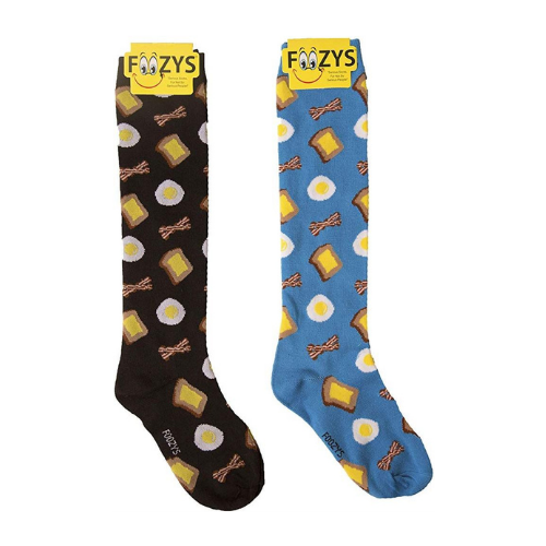Bacon & Eggs KNEE HIGH Socks Hover Image