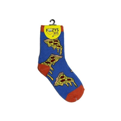 Pizza Kids Crew Socks Hover Image