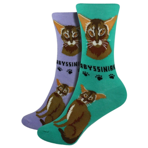 Abyssinian Feline Collection Socks Hover Image