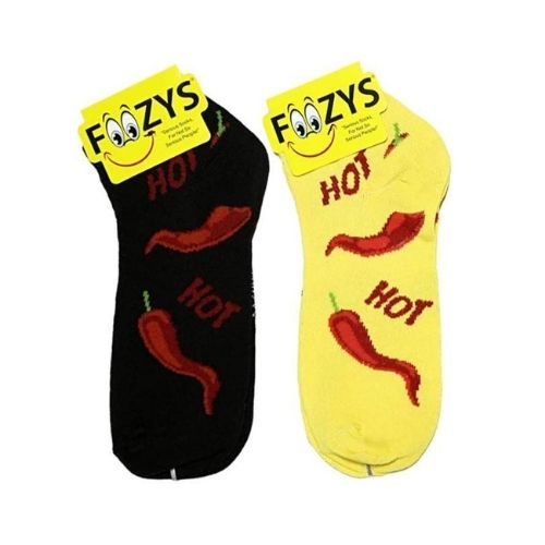 Hot Peppers No Show Socks
