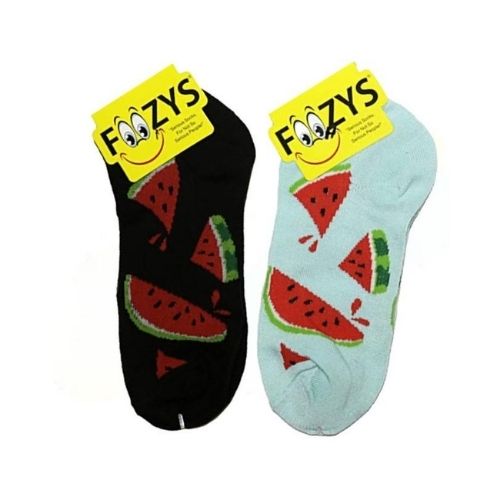 Watermelon No Show Socks Hover Image