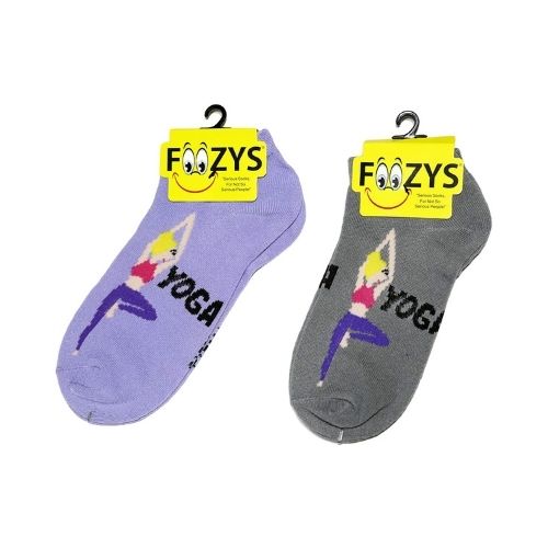 Yoga Time No Show Socks Hover Image