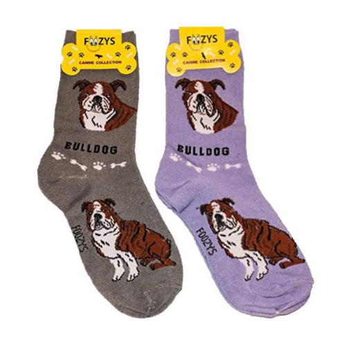 Bulldog Canine Collection Socks