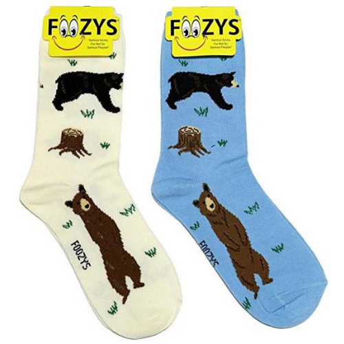 Black Bear & Brown Bear Socks Hover Image