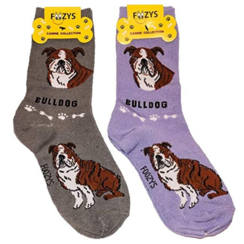 Bulldog Canine Collection Socks