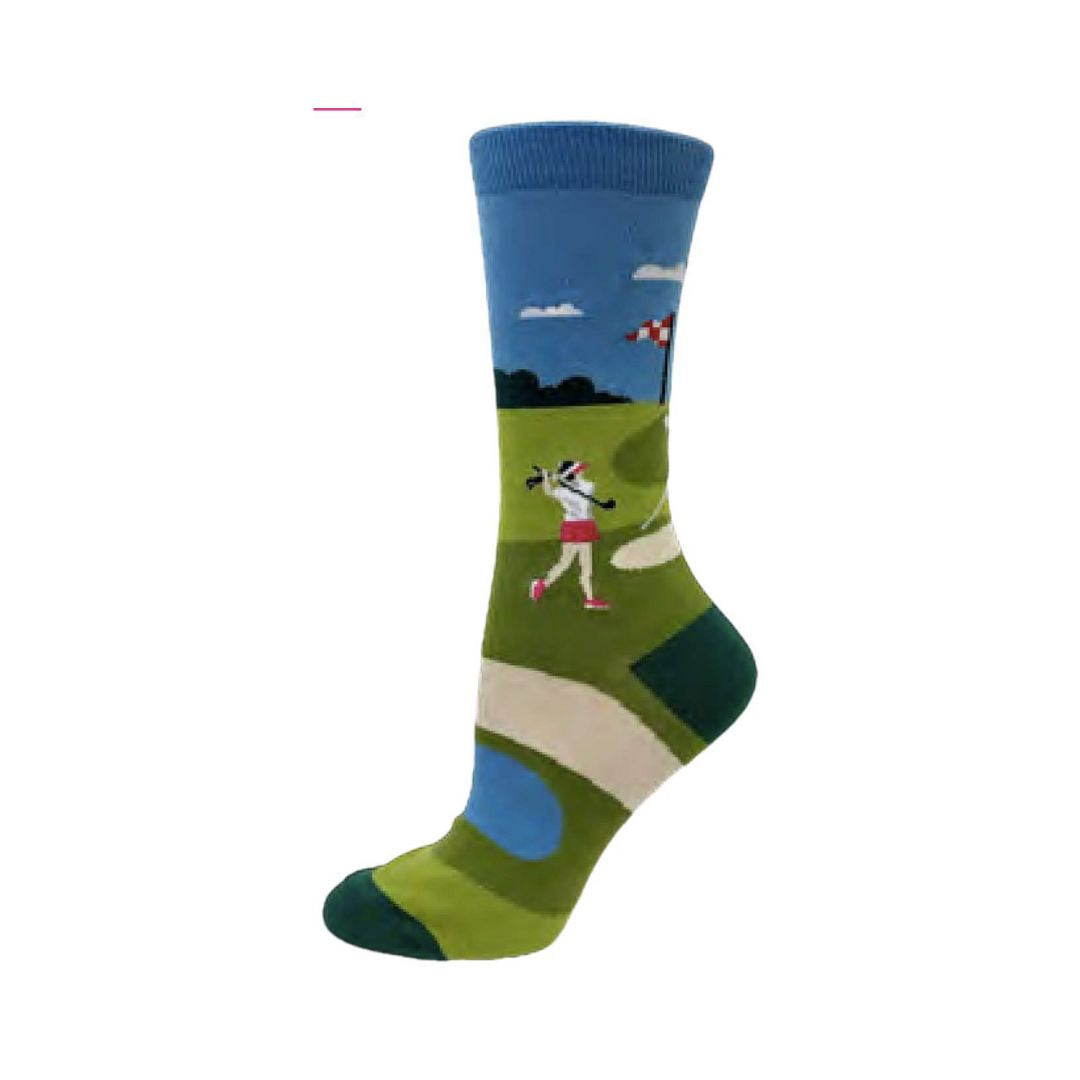 Golf Swing  - Men´s Socks Crazy Toes