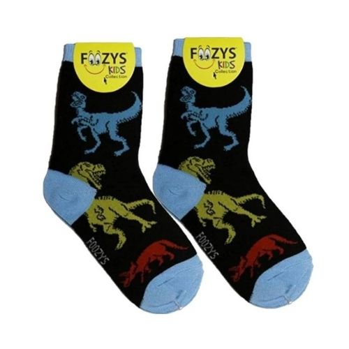 Dinosaur Kids Crew Socks Hover Image