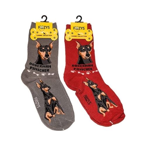 Doberman Pinscher Canine Collection Socks Hover Image