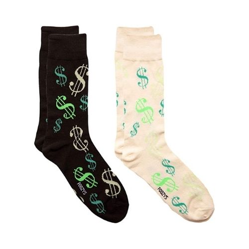Dollar Signs Men's Socks Hover Image