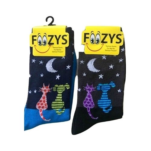 Cat & Dog Star Gazing Socks Hover Image