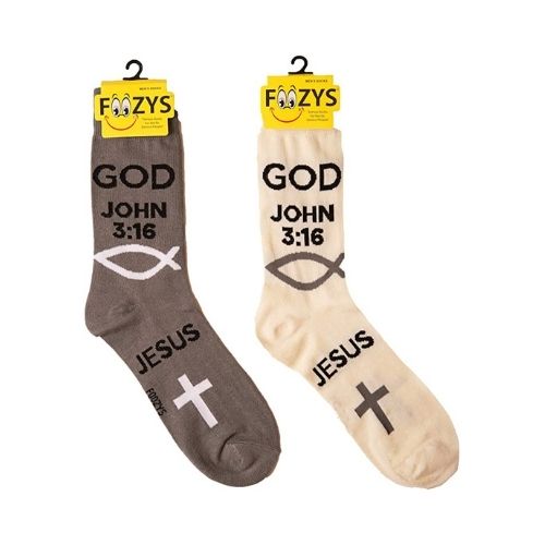 Religious GOD John 3:16 Men's Socks Hover Image