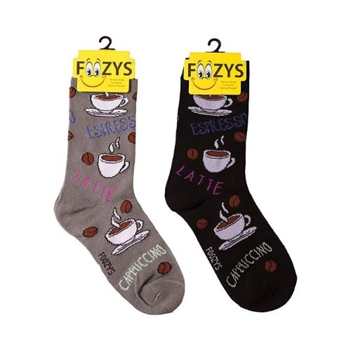 Hot Coffee Espresso Latte Cappuccino Socks Hover Image