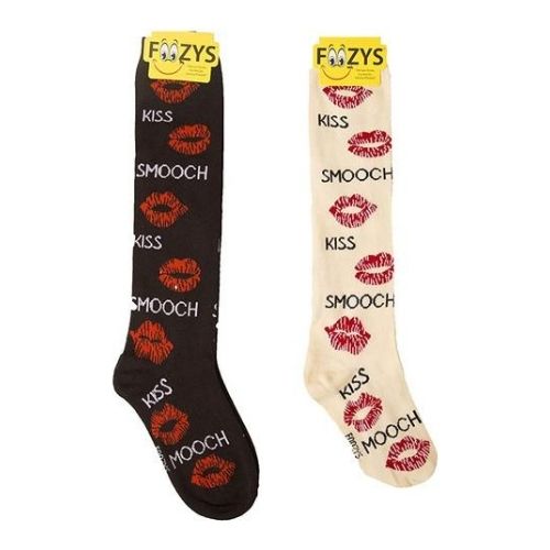 Kiss & Smooch KNEE HIGH Socks Hover Image