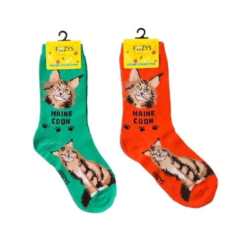 Maine Coon Feline Collection Socks