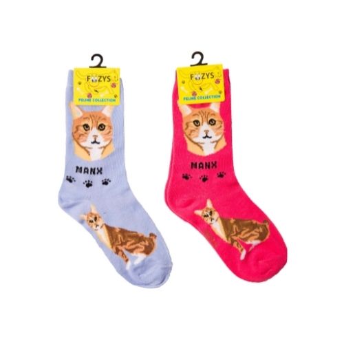 Manx Feline Collection Socks Hover Image