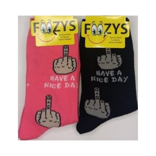 Have A Nice Day Middle Finger Socks Hover Image