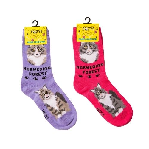 Norwegian Forest Feline Collection Socks Hover Image