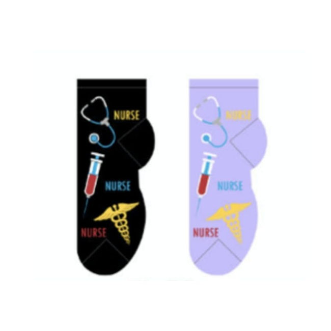Nurse Ankle Socks - No Show Socks I Low Cut Hover Image