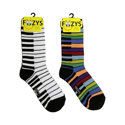 Colorful Piano Keys Socks Hover Image