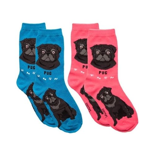 Pug Socks Black