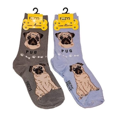 Pug Canine Collection Socks