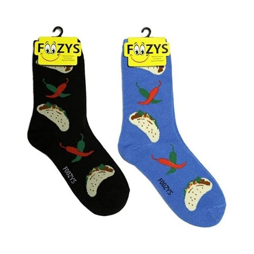 Taco Time Socks - Novelty socks for women & taco lovers Hover Image