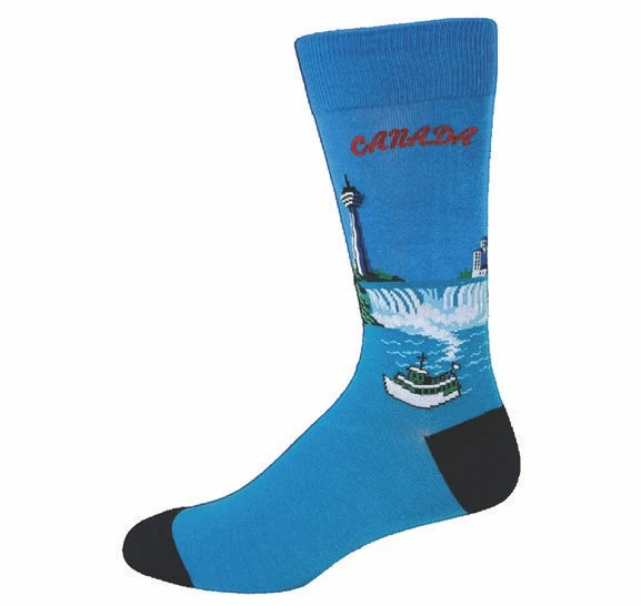 Niagara Falls Socks Blue Hover Image