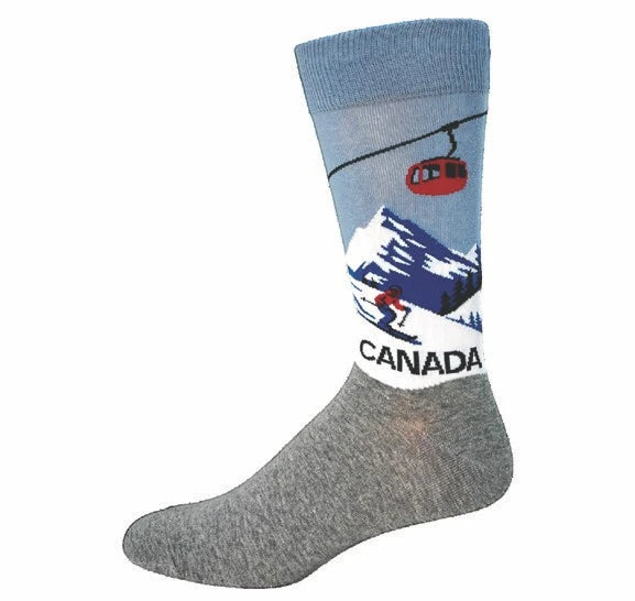 Skiing 02 Socks Light Grey Hover Image