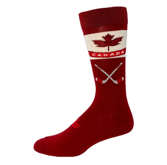 Canada Heritage Socks Red