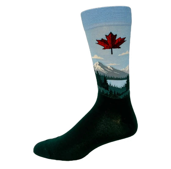Northern Wilderness Socks Green Hover Image