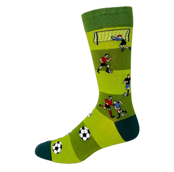 Soccer Player Socks Green Hover Image