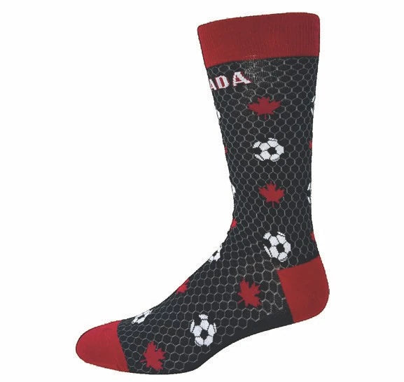 Canada Soccer 02 Socks Black Hover Image