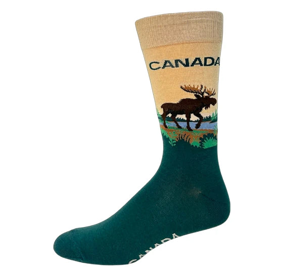 Moose Socks Green Hover Image