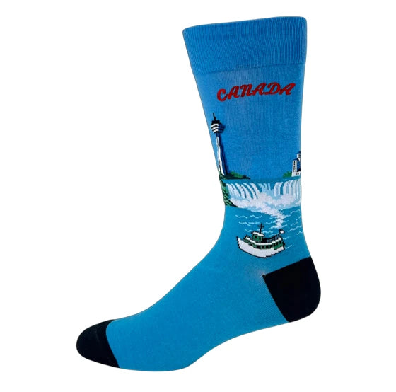 Niagara Falls Socks Blue Hover Image