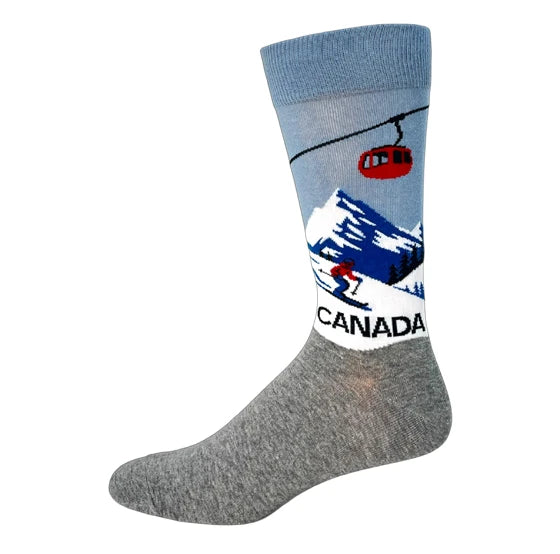 Skiing 02 Socks Light Grey Hover Image