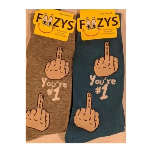 You're # 1 Middle Finger Socks Hover Image